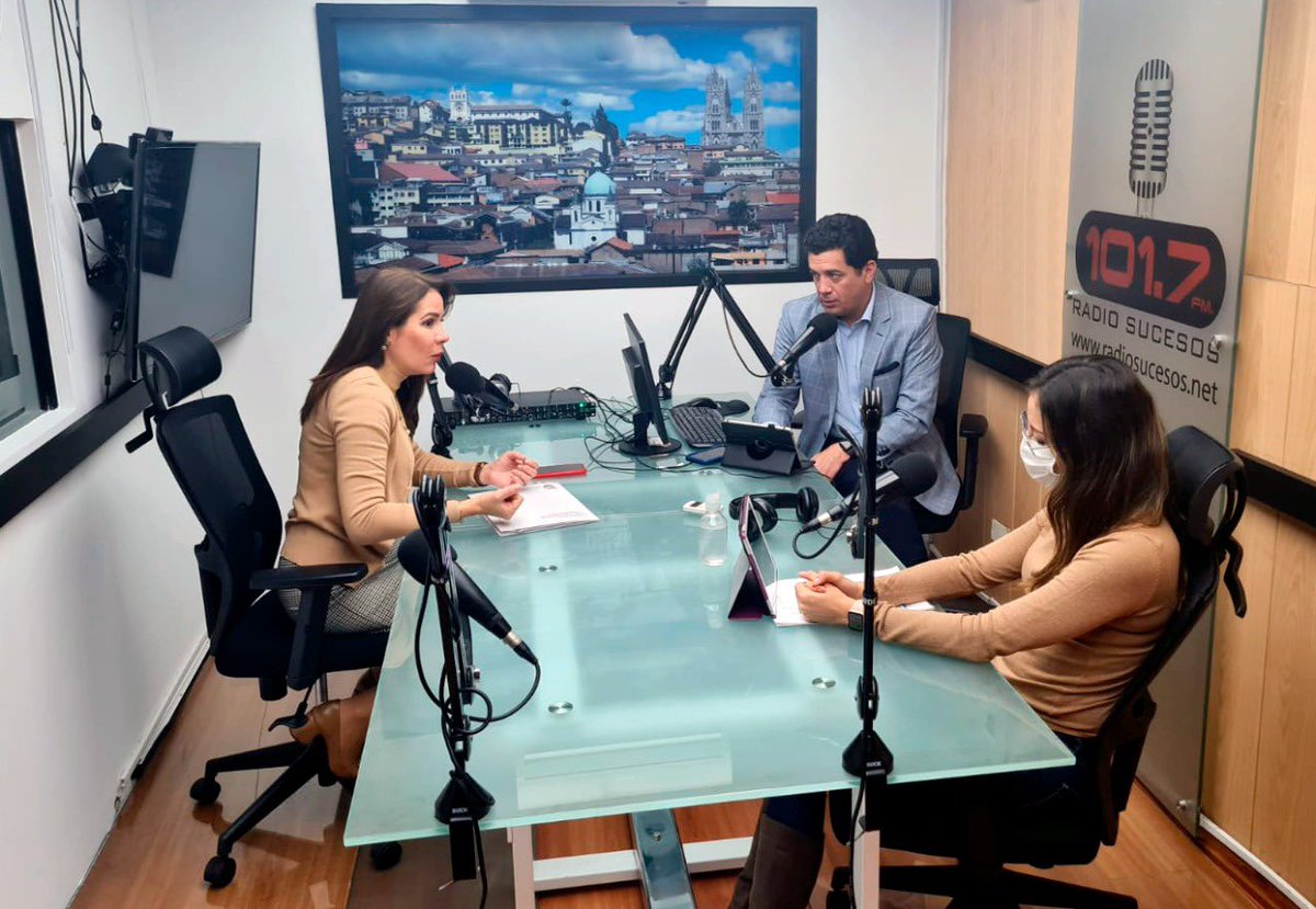 Conectamos a 48 nuevas parroquias. La conectividad es transversal a todos los sectores y es la línea base de nuestra gestión. Lo explique en entrevista con @miltonperezsh y <a href="/verocha16/">Vero Larrea</a>.

Entrevista completa aquí: bit.ly/3Ls81sz