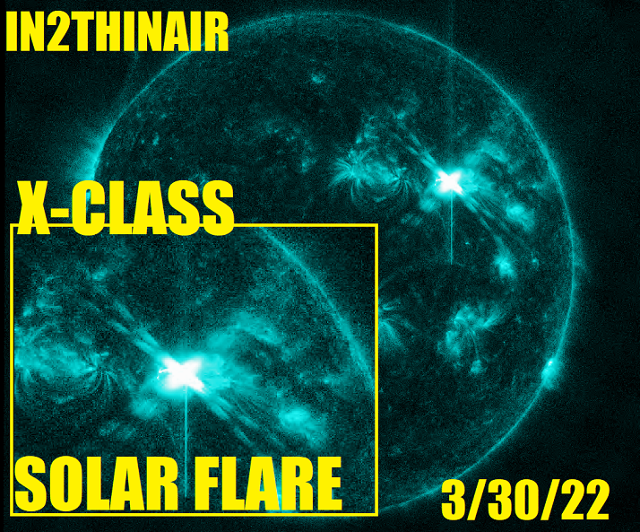 In2ThinAir's tweet photo. WOW here it is! First Images of the X-class Solar Flare that JUST erupted off the sun. #SDO #sun #solarflair #explosion #spaceweather #space #wether #solarstorm #solarwind #xclass #xclasssolarflare #CME #coronalMassEjection #SunExplosion #powergrid #sunspot #geostorm #geostorm https://t.co/58ElTcjiNk