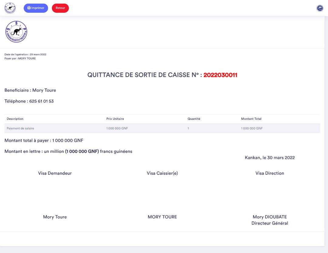 HamidousifD's tweet photo. Déploiement d’une application de gestion chez notre client Sankaran Sécurité et Prestation - S.S.P
* Gestion de caisse ;
* Gestion du personnel ;
* Gestion des clients et fournisseurs ;
* Gestion des factures ;
* Gestion de paie ;
* Gestion de pointage ;

Merci pour la confiance https://t.co/xQ2XtoZhsX