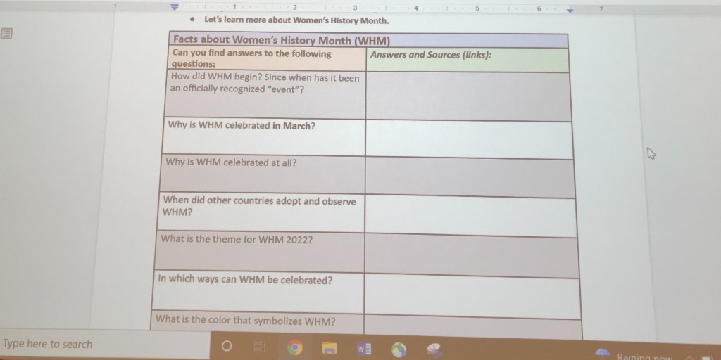 GeorgetownELC's tweet photo. Happy Women's History Month! In March, Dr. Sigrun Lucas led her News Class at ELC in an activity about the history of WHM. Students  researched the origins of WHM then published a newsletter highlighting famous women from around the world!
#WomensHistoryMonth https://t.co/xOgdIJGJip