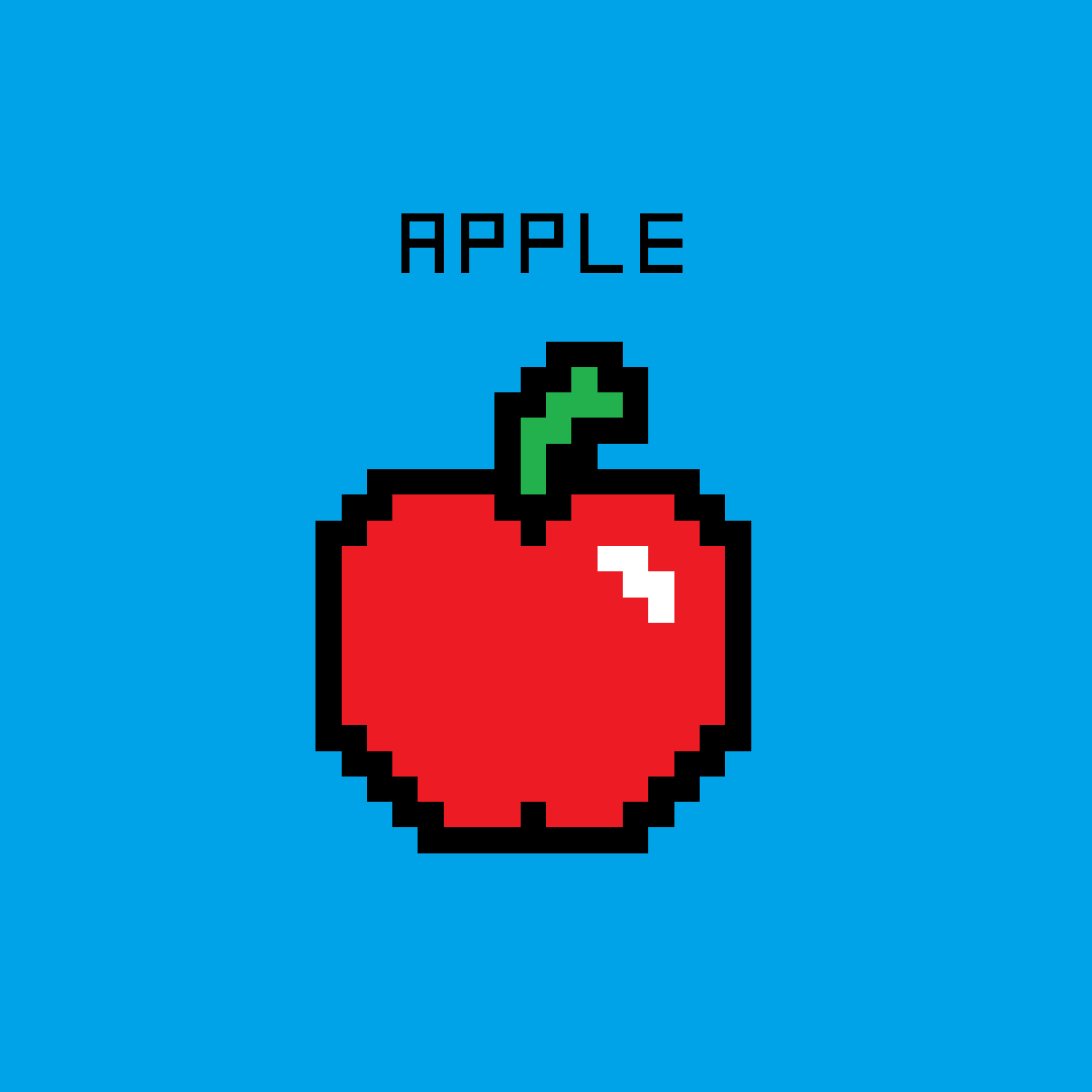 FruitsPixel's tweet photo. Make sure to check out the new Apple #NFT on #OpenSeaNFT!  In my opinion it's my favorite right next to the Pineapple and Banana. https://t.co/9tF16QA5BB