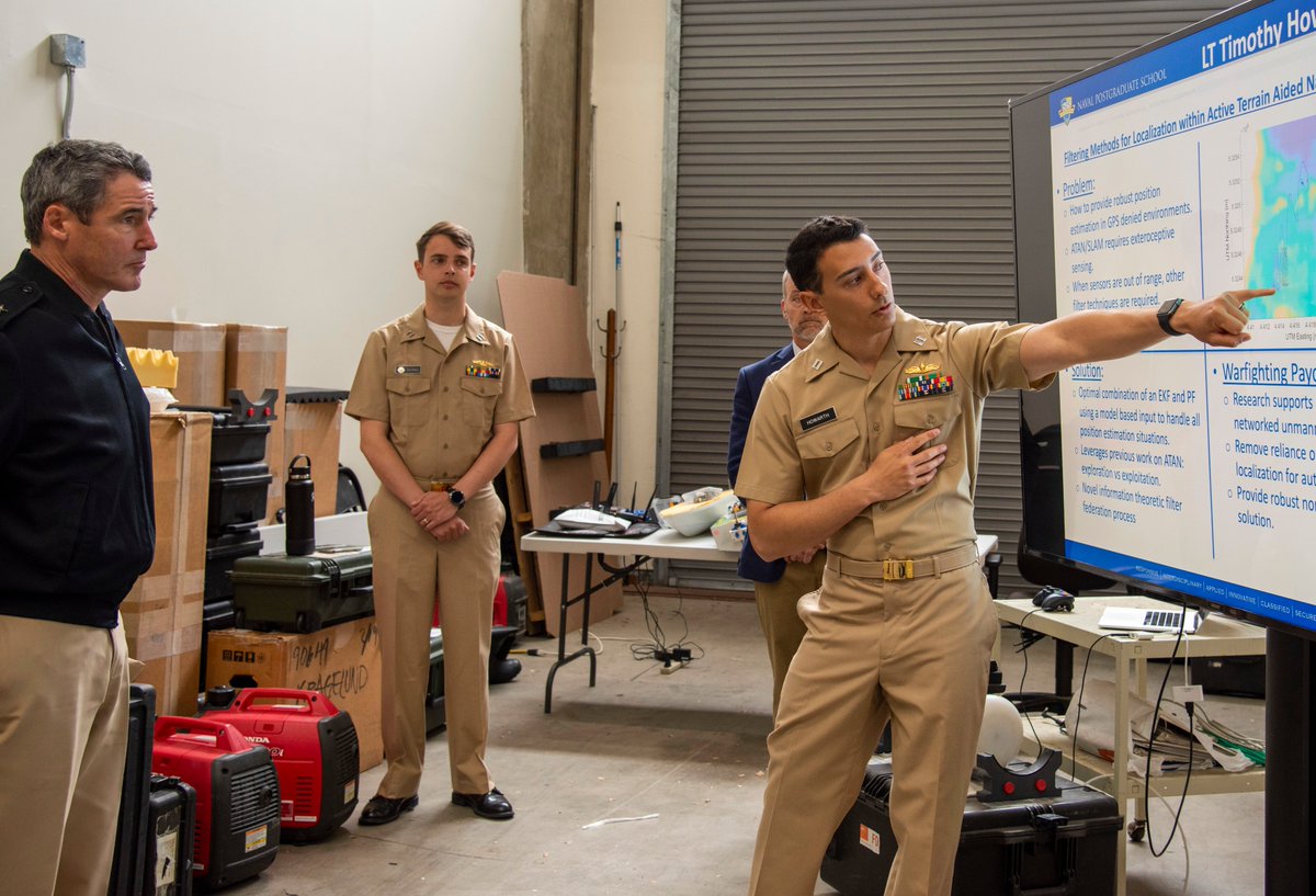 NPS_Monterey's tweet photo. Great visit with @USPacificFleet Deputy Commander and #NPSalumnus RADM Blake Converse discussing #cyber, #space, USW and how the new Nimitz Research Group can help address #PACFLT issues.
More ➡️ https://t.co/qTyjzs7I9H
#Partnerships #USNavy #NPS #NavalPostgraduateSchool https://t.co/Zac2EXSg5e