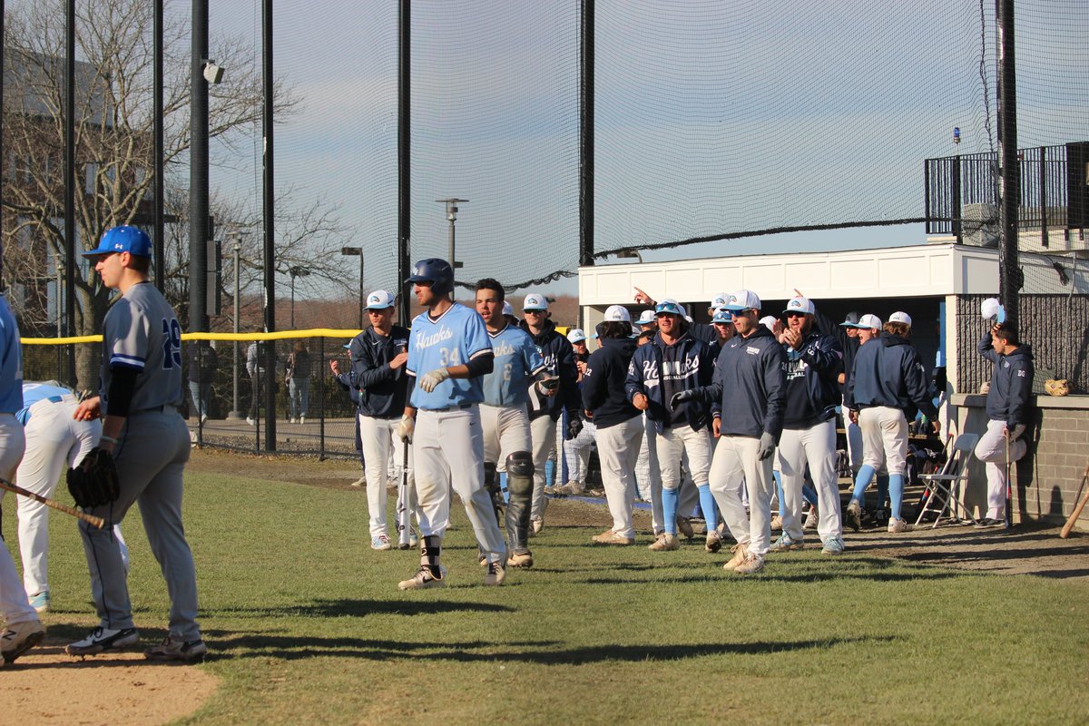 RWUBaseball's tweet photo. The offense comes alive in the bottom of the fourth sending all nine men to the plate in a 5-run frame. 
E4: 6-2 RWU
#Fly https://t.co/YcRXoU8oss