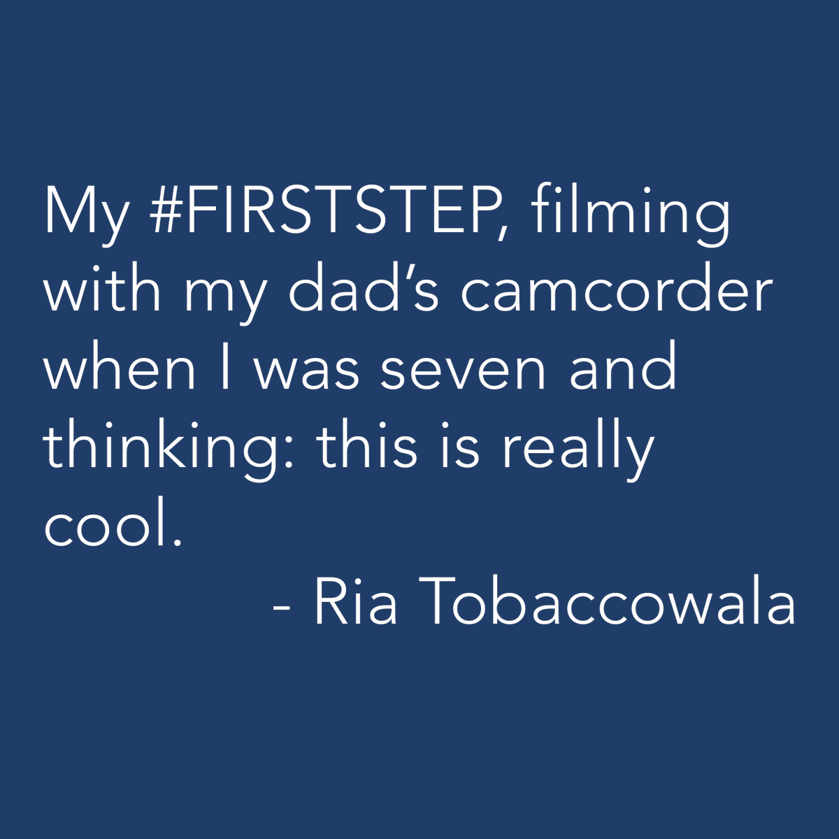 thousandmilespr's tweet photo. Ria Tobaccowala shares some of her #firststeps as a filmmaker. Ria's film SHADOWS premiered at @tribeca and is streaming on @hbomax. She's also written an essay published by @nymag. Ria's the program lead for the @thousandmilesproject. @riatobaccowala https://t.co/0lCeevfJBX