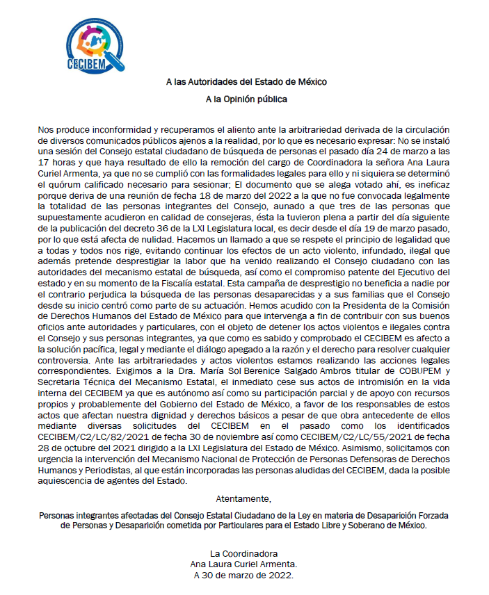 cecibem2022's tweet photo. Comunicado #CECIBEM https://t.co/NLK4rHjDWq