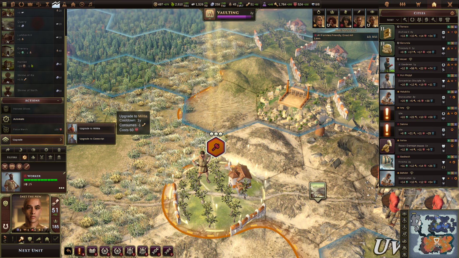 Mohawk Games- OLD WORLD available on Steam and GOG on Twitter: "✨Old World  Update✨ 👷‍♂️Workers can be upgraded to Militia ⛵ Land units no longer  ignore water zone-of-control ⚖️ Ambitions requiring laws