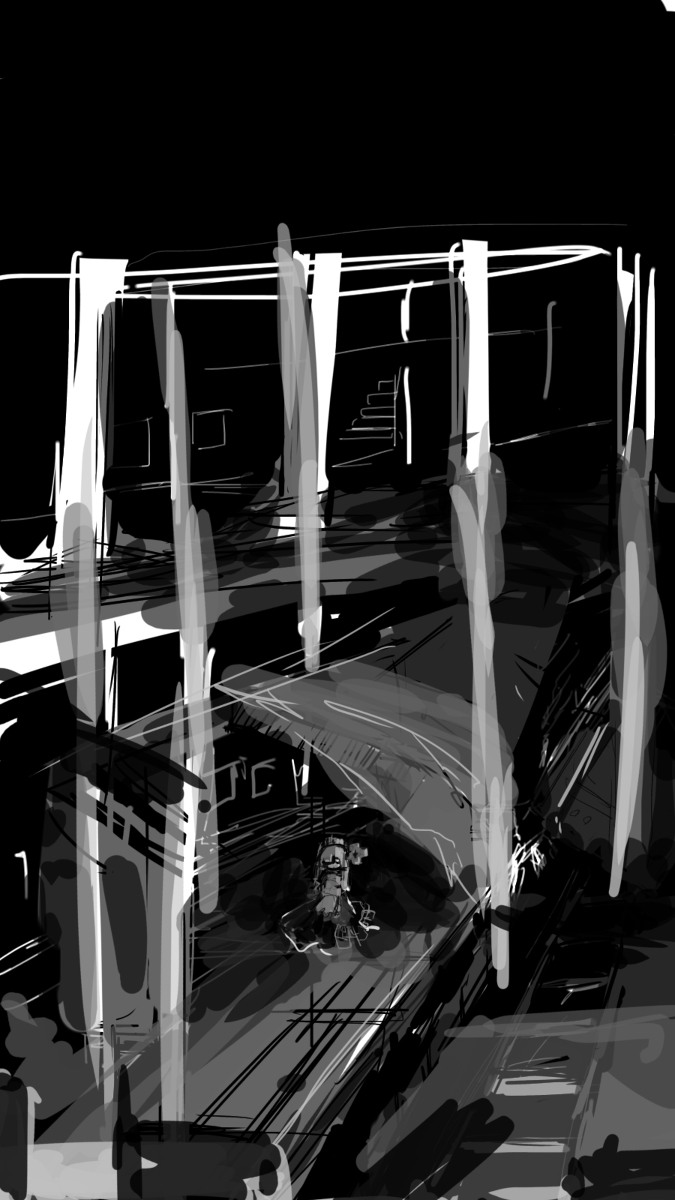 wanderdawn--->駅 #オリジナル #wanderdawn https://t.co/4QnrM6oRNR 