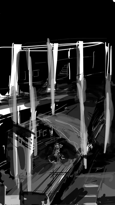 wanderdawn--->駅 #オリジナル #wanderdawn https://t.co/4QnrM6oRNR 