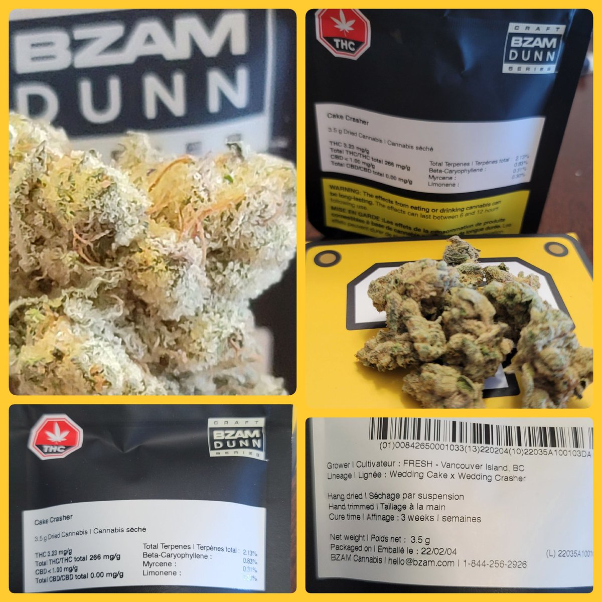 Mario204Super's tweet photo. Wow.. Damnn n Bam ๐๐คฏ๐ฟ๐จ I mean wow @dunncannabis n @bzamcannabis #CakeCrasher #Fresh #IslandCanna Glorious take, sweeter than a slice of cake.. #smoked so well, so pretty to photograph i didn't want to bust em up..lol ๐ค๐ฏ%Super.. a must have #CannabisCommunity #THC #Terpene https://t.co/J1wYD5UOnr