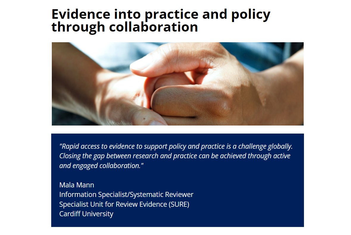 JBI EVIDENCE IMPLEMENTATION (@jbi_ei) on Twitter photo <a href="/JBI_EI/">JBI EVIDENCE IMPLEMENTATION</a> Bulletin Issue 1, 2022
Check out our 'Research Matters' feature on work that aims to support palliative care by producing rapid evidence summaries on questions of direct importance to clinical care. <a href="/SysReviews/">Mala Mann MCLIP</a> <a href="/cardiffuniscphn/">Cardiff SCPHN</a> <a href="/palliativecare/">Palliative Care News</a>
mailchi.mp/8791204db09b/j⦠<a href="/JBI_EI/">JBI EVIDENCE IMPLEMENTATION</a> Bulletin Issue 1, 2022
Check out our 'Research Matters' feature on work that aims to support palliative care by producing rapid evidence summaries on questions of direct importance to clinical care. <a href="/SysReviews/">Mala Mann MCLIP</a> <a href="/cardiffuniscphn/">Cardiff SCPHN</a> <a href="/palliativecare/">Palliative Care News</a>
mailchi.mp/8791204db09b/jā¦
