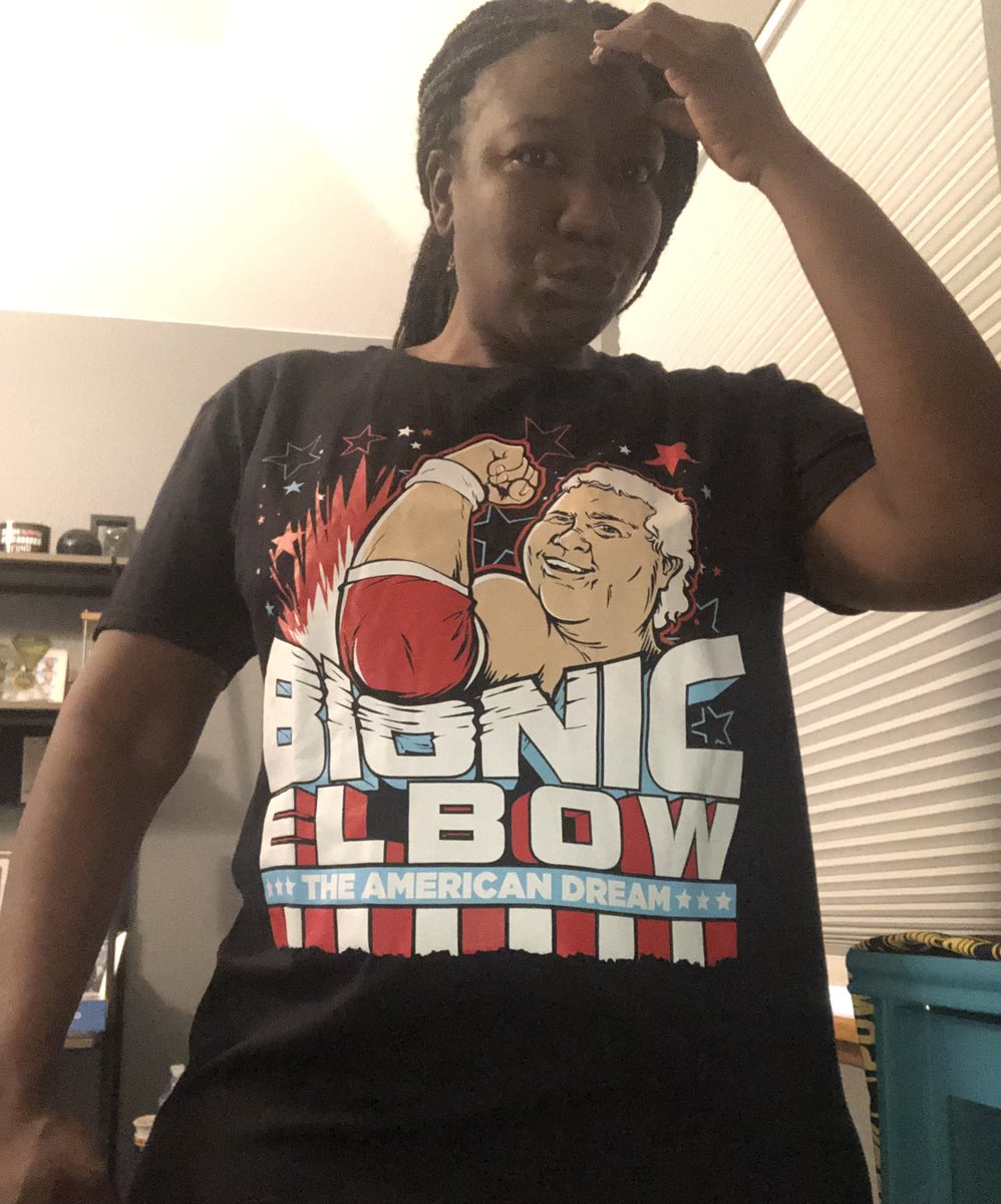 TrendaMajellan's tweet photo. Good day people. Running late today! @davidlagreca1 @NationsCorner @BustedOpenRadio Day 58! #WMTShirtChallenge just got to Dallas for #WrestleMania and #BustedOpenParty #WrestleMania38 Relaxing with my family in #DallasTexas https://t.co/8kcF9LVolZ