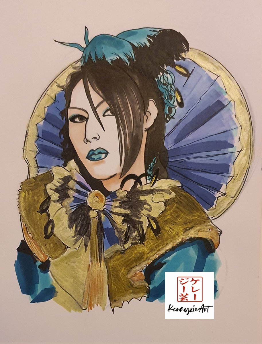 KerayzieArt's tweet photo. I finished the small Mana-sama from the other day. I still want to cut them out and put them together on a black background. For now they are resigned to the portfolio 😅
.
#kerayzieart #thisismystyle #artist #UKartist #Manasama #Közi #graphicmarker #JustForFun #portraitartist https://t.co/GsBbLiPit4