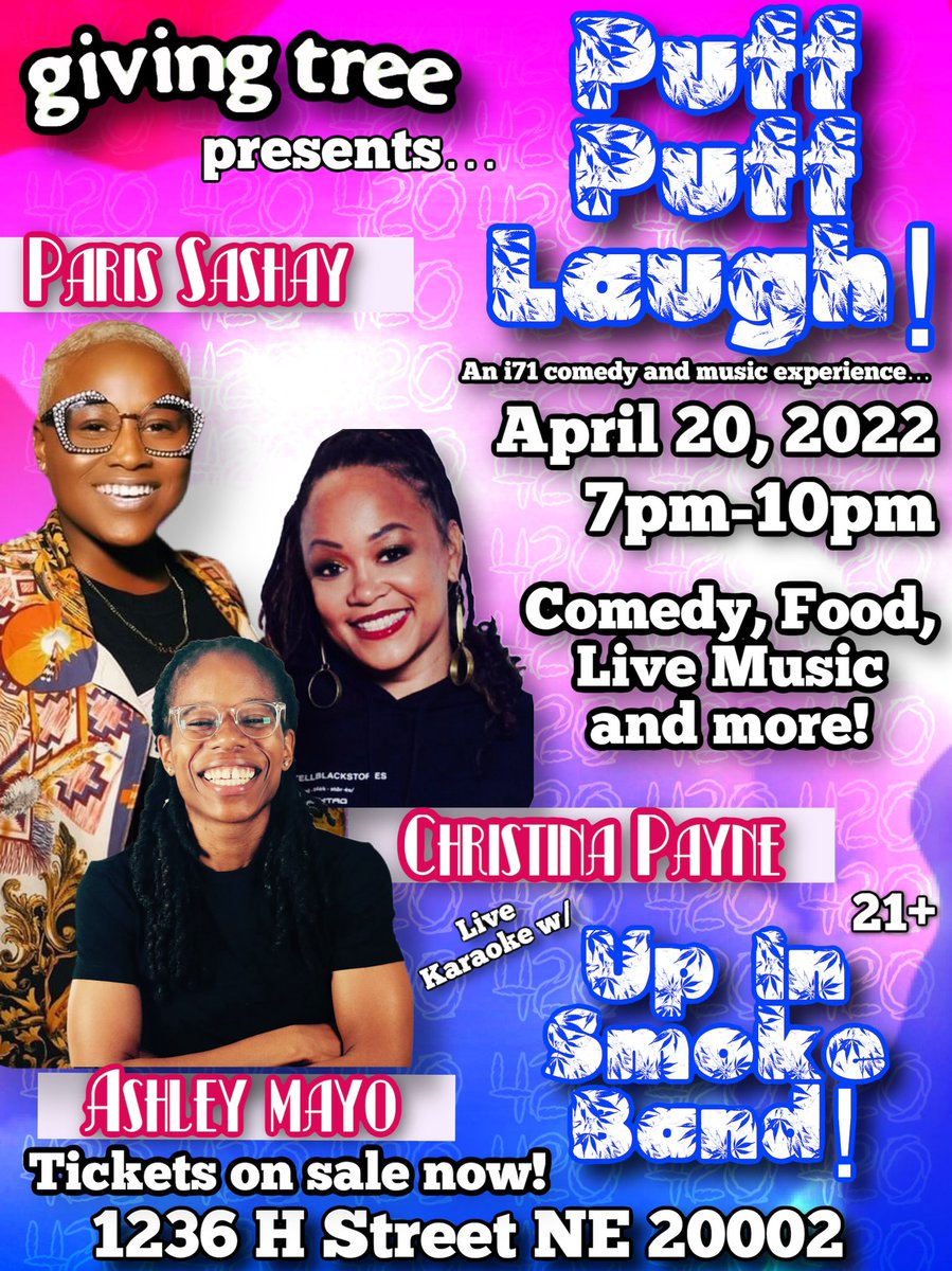 FatManAnt's tweet photo. Running #PuffPuffLaugh back for a second time! 420 style! Don’t miss out! https://t.co/La3zkuzzqF