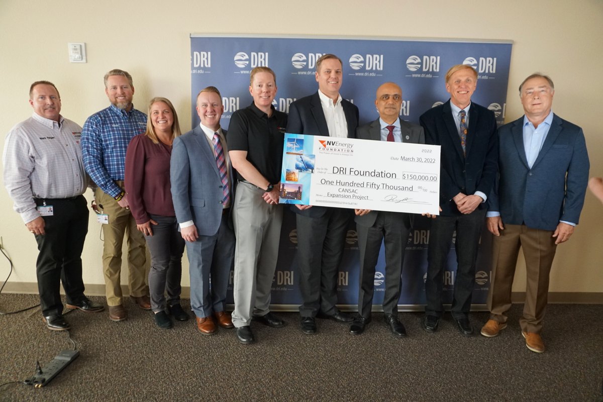 DRIScience's tweet photo. .@DRIScience announced a new grant from the @NVEnergy Foundation that will provide $150,000 to support the development of a Weather and Research Forecast advanced modeling tool. Learn more about the new modeling tool at https://t.co/QG97VQNx9A. https://t.co/zj7bBNrl0l