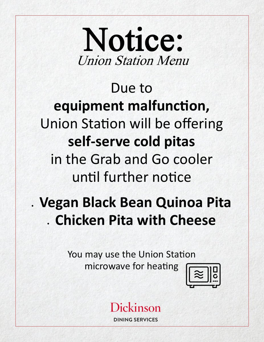 Dickinson Dining (@dsondining) on Twitter photo 