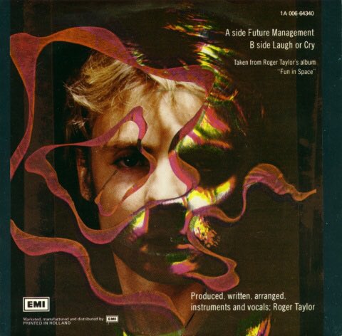 offqueenbandfan's tweet photo. #OTD in 1981, #RogerTaylor released the song #FutureManagement, as 1st extract from him 1st studio solo album #FunInSpace. https://t.co/gHC882dony