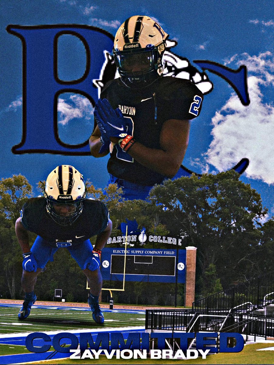 I will be closing down my recruitment I am grateful and truly blessed to say I have committed to Barton college💙!! <a href="/BulldogInsiders/">The Bulldog Insiders</a> <a href="/barton_fb/">BartonCollegeFB</a> <a href="/BartonAthletics/">Barton College Athletics</a> <a href="/CoachBurnetteBC/">Treiston Burnette</a> <a href="/bartoncollege/">Barton College</a> #AGTG