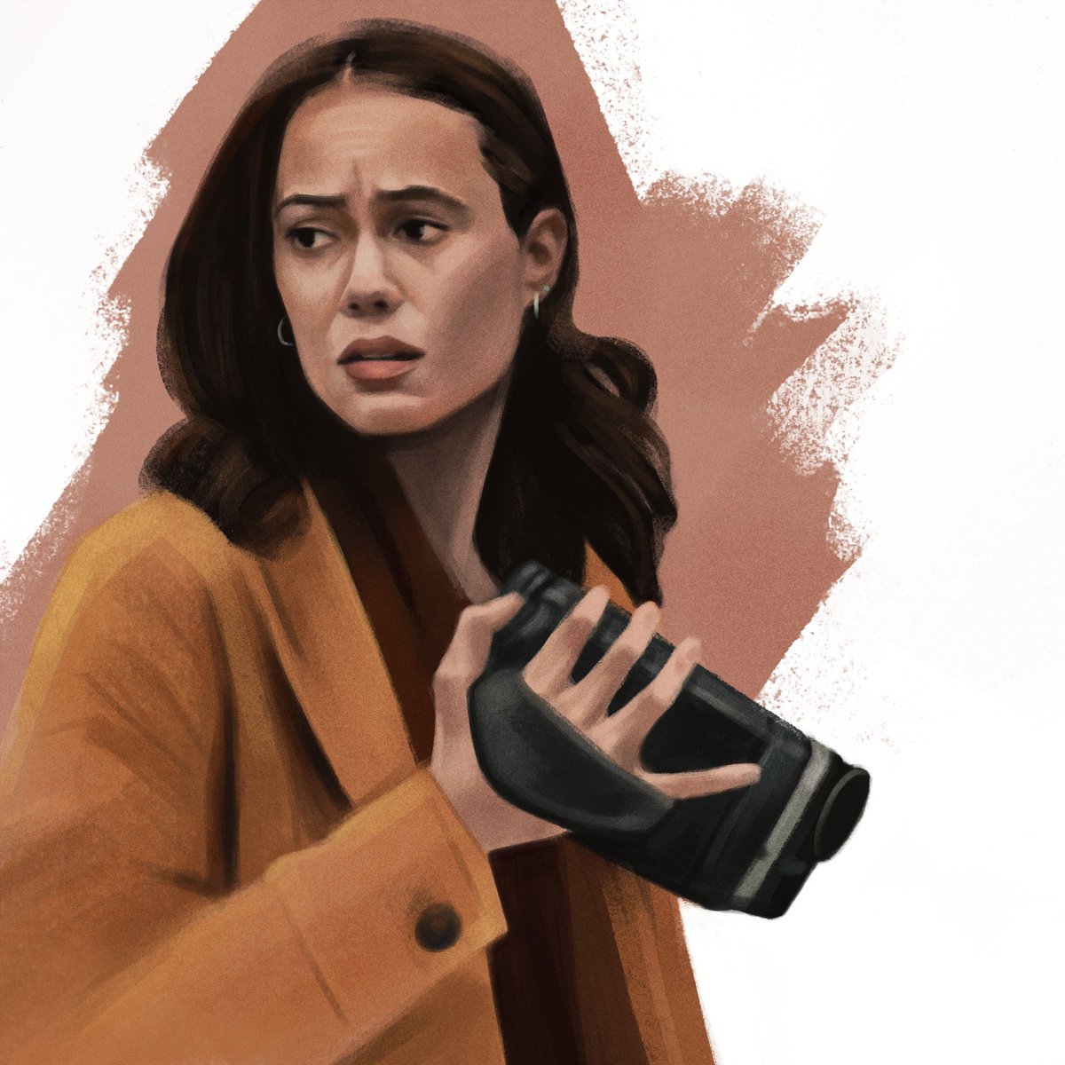 Melody Pendras looking for answers in The Visser apartment building. Sad to find out <a href="/netflix/">Netflix</a> isn't renewing #Archive81 for a season two but the first stands strong on its own. If you like Stephen King supernatural/sci-fi horror, it's for you! 
Portrait #commissionsopen now, DM!!