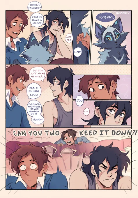 VR/college AU part 11-3! James says sleeping > pining :/ smh 