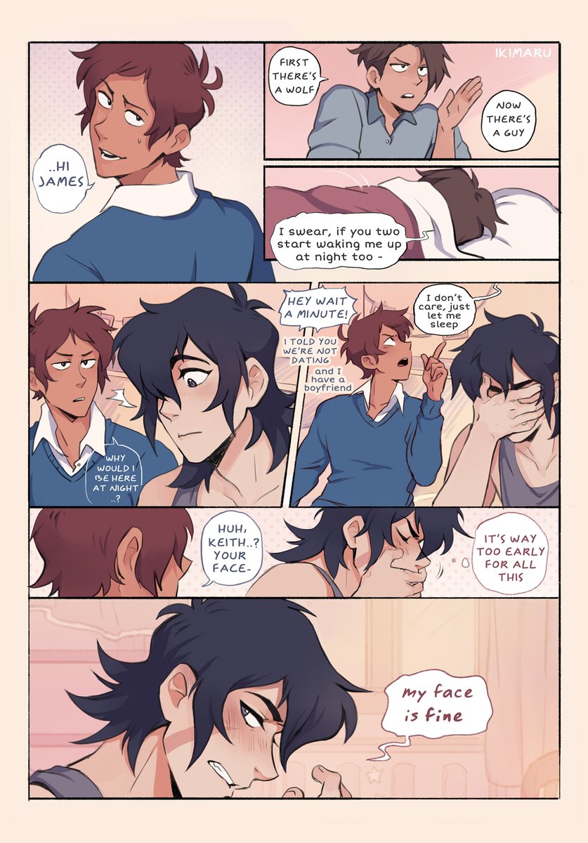 VR/college AU part 11-3! James says sleeping > pining :/ smh 