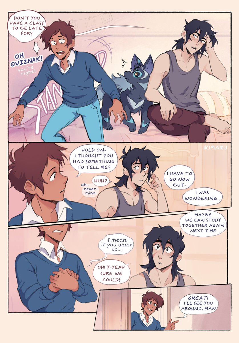 VR/college AU part 11-3! James says sleeping > pining :/ smh 