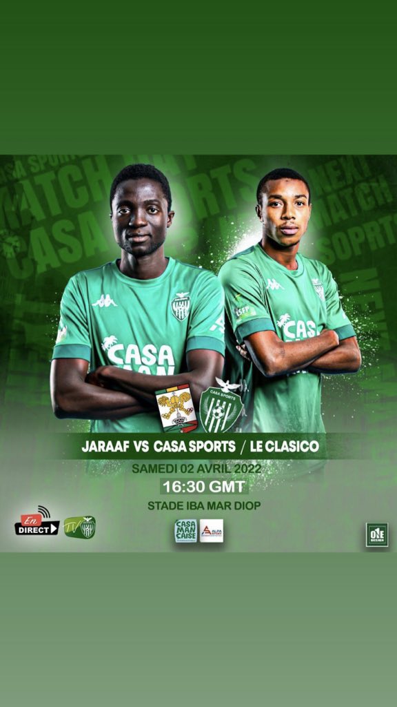 Seck_pharaon's tweet photo. J’espère que djaroul lazer… nay leer depuis lēguii (Iba Mar soré woul marché Tilen…)
Jaraf on arrive imposé leü ambiance imposé leü football…
#casasport
#jaraf
#lsfp
💚🤍💚🤍 https://t.co/0U3ZQYKCZs