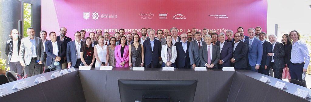 Hoy nos reunimos con desarrolladores inmobiliarios para fortalecer la reactivación económica a partir del desarrollo urbano ordenado e incluyente.