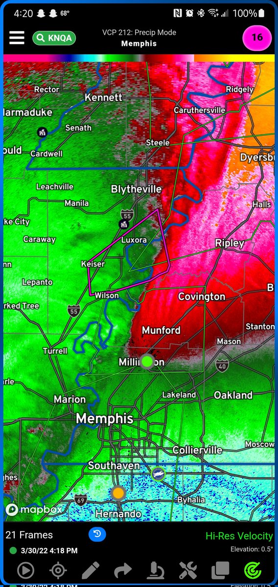 Got Ryan streaming to the TV and Omega running on my phone. So far we are doing well here in Munford TN.