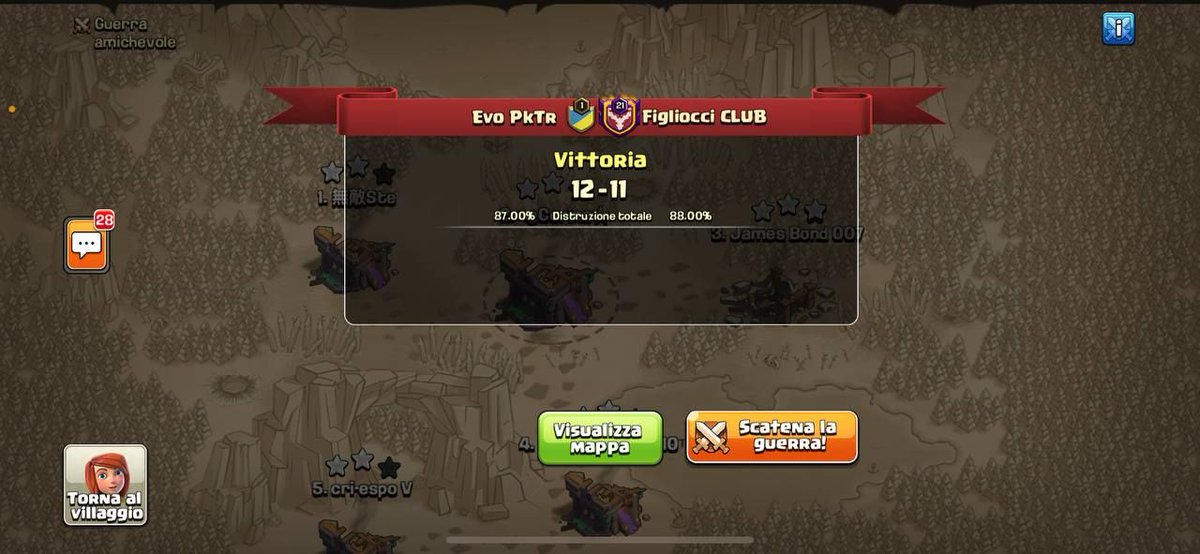 You move on to the next round in the @SpaceCup_ tournament 🔥

Congratulations to the friends of the clan @FigliocciC 🇮🇹