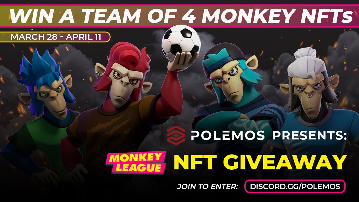 cryptoarthur92's tweet photo. #NFTGiveaway 🎁

To participate:

1️⃣Follow @Polemos_io
2️⃣Like &amp; RT
3️⃣Join Discord https://t.co/FMOHG8cdb6
4️⃣Tag 4 friends 

⛔ Not Financial Advice #DYOR https://t.co/rv0vBx0fIF