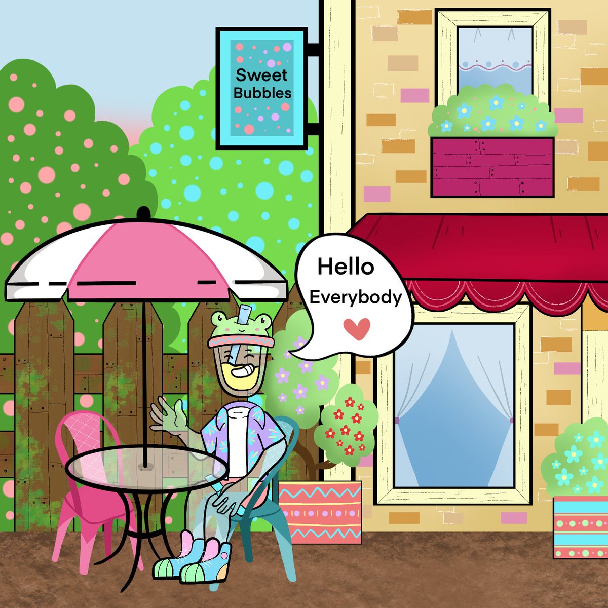 Welcome from our Metaverse café!❤️

Who would like to taste our delicious Bubble Tea?🧋

Join our discord to get one! (We only have 25 cups!)
discord.gg/Sc8aW2Uh

#NFTs #NFTcollection #NFTProject #NFTdrop #NFT #NFTartists #MetaverseNFT  #Metaverse