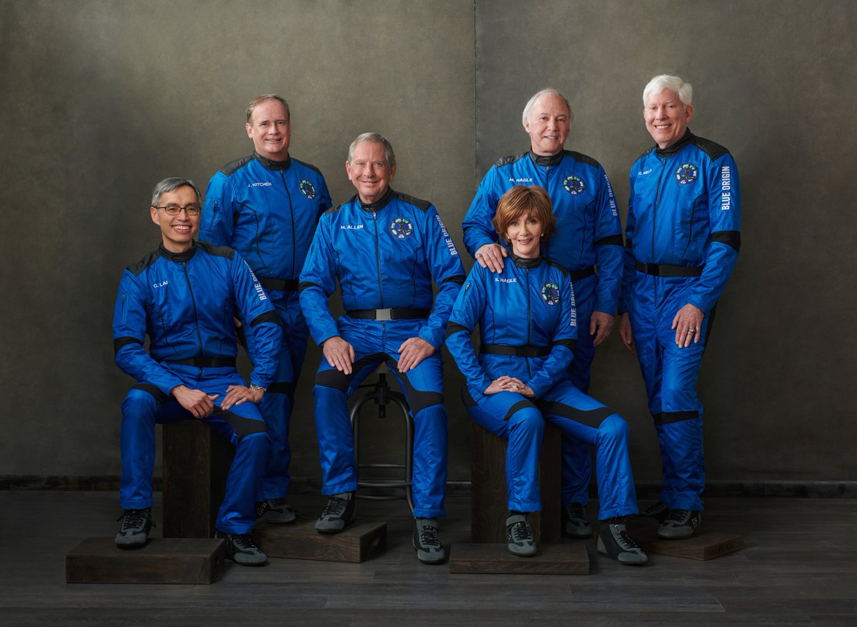 The #NS20 crew has successfully completed all training requirements and is go for launch. Live broadcast begins tomorrow at 7:20 am CDT / 12:20 UTC on BlueOrigin.com #LightThisCandle