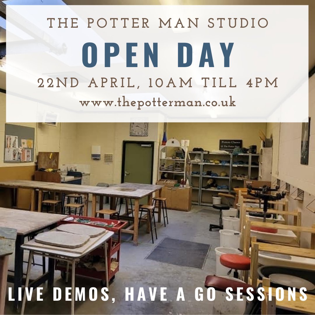 LeeCeramic's tweet photo. I holding an open day, 

#hullart #yorkart #eastridingart https://t.co/9UCC2lOwHF