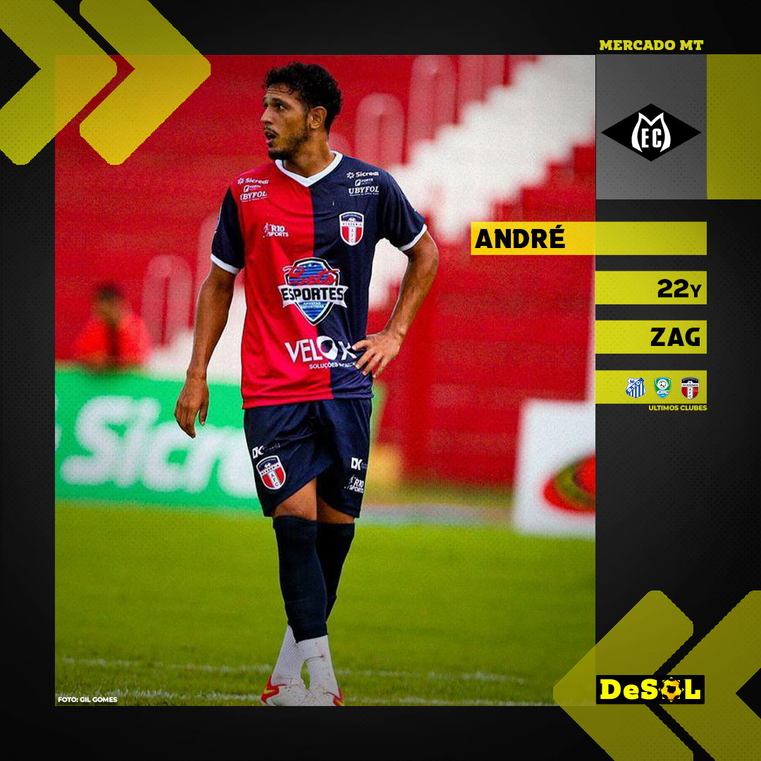 DeSolmt's tweet photo. Zagueiro André é do mixto🔥

O jovem foi um dos maiores destaques no setor defensivo, do Campeonato Mato-Grossense 2022, vestindo a camiseta do Academia.

O mixto fechou a contratação do atleta, para execução de seu processo ambicioso de subir o patamar do time, em curto prazo. https://t.co/OumYK9Helm