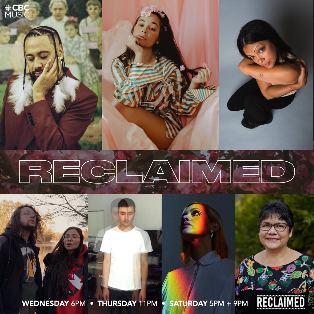 CBCReclaimed's tweet image. 🌸NEW EPISODE🌸 As we finally move into spring, hear New Blooms in #Indigenous music • featuring @glvesmusic @NoahSlee @dameeeela @IndigenousDance @Beaatz &amp;amp; more 

✨🎵 6PM, Wednesday @CBCMusic cbcmusic.ca/reclaimed