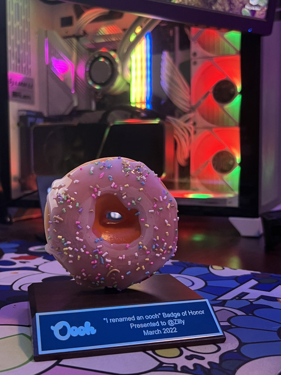 zilly1999's tweet photo. “I renamed an oooh” 😎💎

Thank you so much for the trophy and the change!  @Oooh_Official 

If you haven’t checked out oooh: https://t.co/IbOfdHfPlo https://t.co/7FHxl34gsw