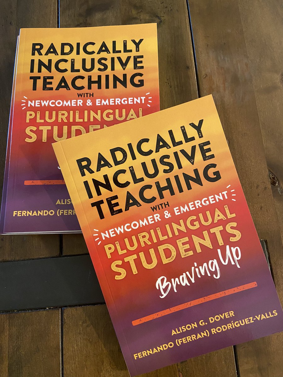 It's here! #RadicallyInclusiveTeaching has arrived! Huge appreciation for Ferran Rodríguez-Valls & contributing author @DrRenaeBryant, who inspires me daily, & for all the teachers & students who shared bravely of themselves on these pages. More 2 come! alisongdover.com/bravingup