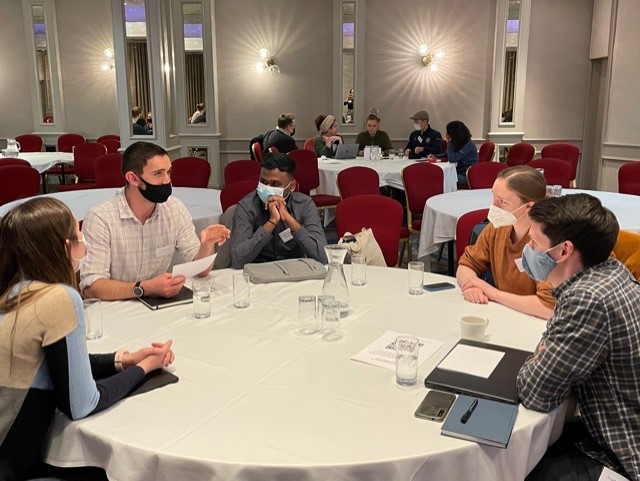 SheinerLab's tweet photo. #SPPIRIT22 session on building collaborations has the @SPPIRITnetwork members discussing how to "cold-e-mail" a new collaborator - an emerging skill in the post pandemic era https://t.co/iexLezDhqq