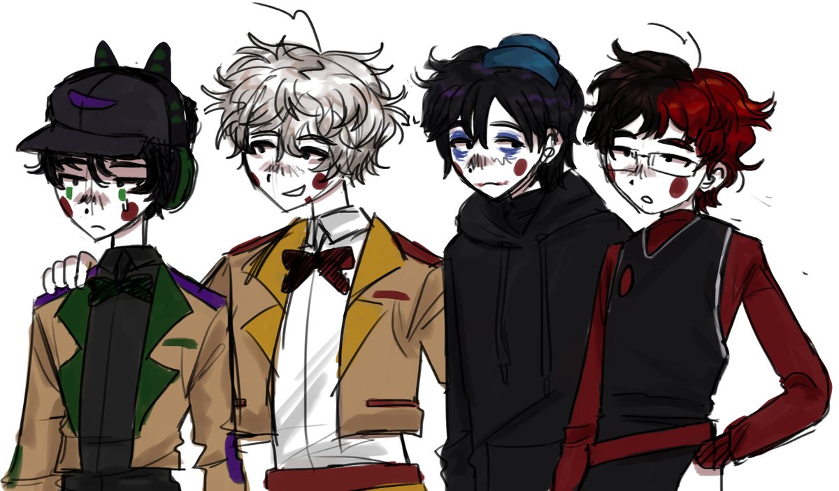 chipghost_'s tweet photo. hola @CesarElliMon1
mis diseños pedorros de los #fnach humanos acá q dios te bendiga https://t.co/euPwMY5F5m