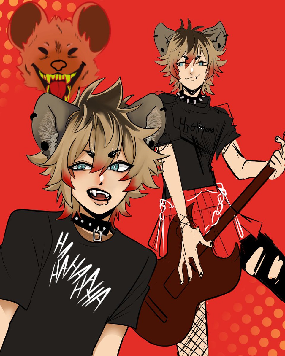 「Posting old punk Ruggie art up here #tws」|Hyena 🦁 Leona is my bottomのイラスト