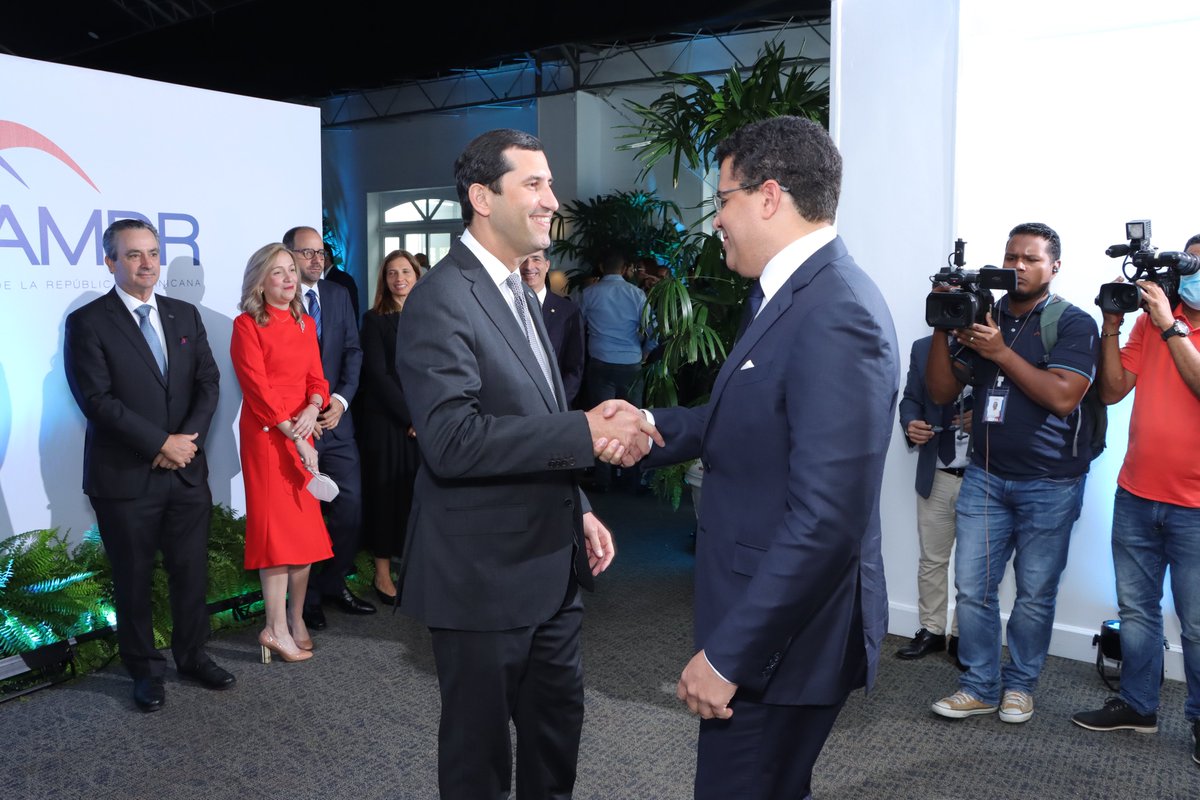 AMCHAMDR's tweet photo. Hoy desde el Garden Tent celebramos nuestro #AmchamDREncounter, que tuvo como orador invitado a David Collado, ministro de turismo.

#AmchamDR #Conectar #Representar #AmchamDREncounter #DavidCollado #TurismoRD https://t.co/fA208V74mr