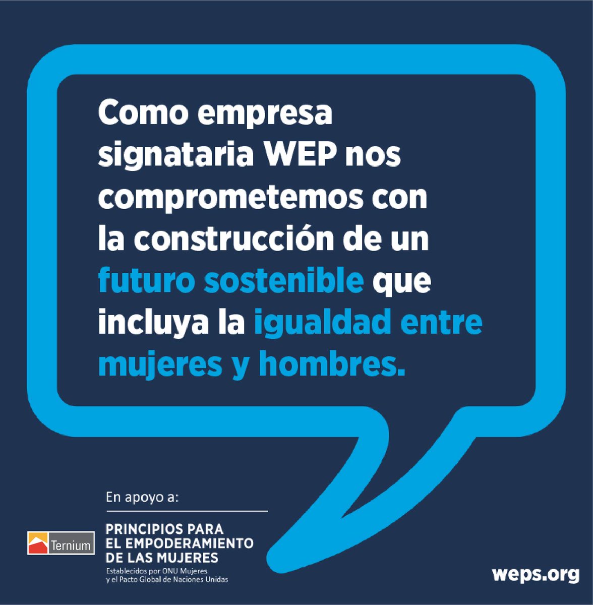 Ternium (@ternium) on Twitter photo Ternium se adhiere a los Principios de Empoderamiento de la Mujer👷♀️(#WEPs) planteados por <a href="/ONU_es/">Naciones Unidas</a> Reafirmamos nuestro compromiso con esta causa y alentamos a nuestros colaboradores a sumar sus esfuerzos para romper los sesgos y promover la igualdad de género. #BreakTheBias Ternium se adhiere a los Principios de Empoderamiento de la Mujer👷♀️(#WEPs) planteados por <a href="/ONU_es/">Naciones Unidas</a> Reafirmamos nuestro compromiso con esta causa y alentamos a nuestros colaboradores a sumar sus esfuerzos para romper los sesgos y promover la igualdad de género. #BreakTheBias