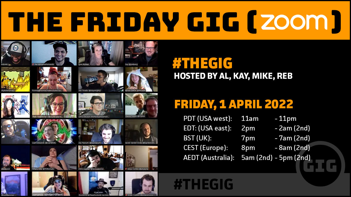 GIGathering's tweet image. Hot off the heels of #GDC22, the best digital networking opportunity for game industry professionals returns this Friday, welcome to #TheGIG!