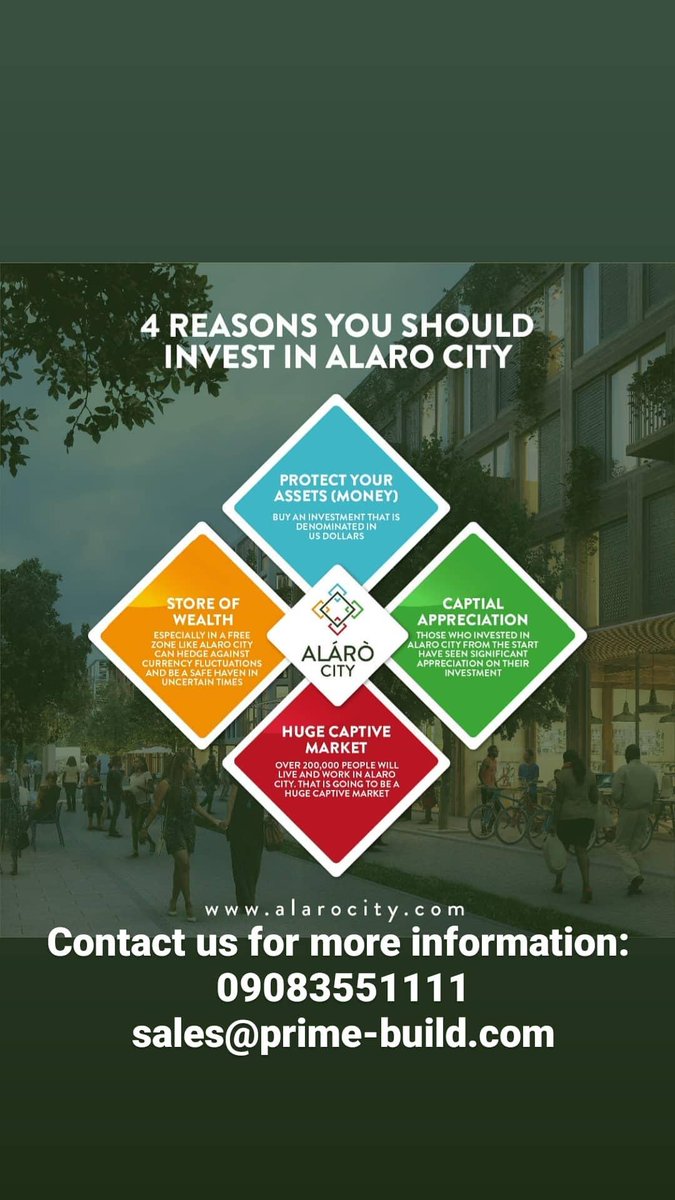 primebuildtech's tweet photo. Let's secure your future here at Alaro City...#Alarocity #alaro #davido #wizkid #efcc #tinubu #Buhari #nigeria #lagos #Lekki #lekkiwives #lekkibabes #CubanaChiefPriest #primebuild #rccg #CatholicTwitter https://t.co/VKv3nkDieY