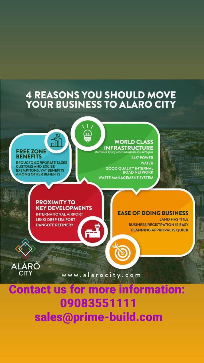 primebuildtech's tweet photo. Let's secure your future here at Alaro City...#Alarocity #alaro #davido #wizkid #efcc #tinubu #Buhari #nigeria #lagos #Lekki #lekkiwives #lekkibabes #CubanaChiefPriest #primebuild #rccg #CatholicTwitter https://t.co/VKv3nkDieY