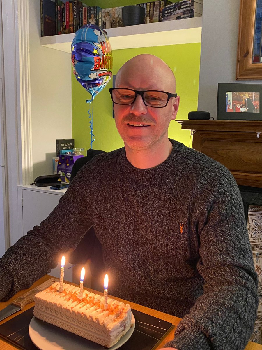 Greggars76's tweet photo. When your trouble and strife @joannepriddy12 forgets to get you a birthday cake, a rummage around the freezer presents a solution https://t.co/luxhJetGLN