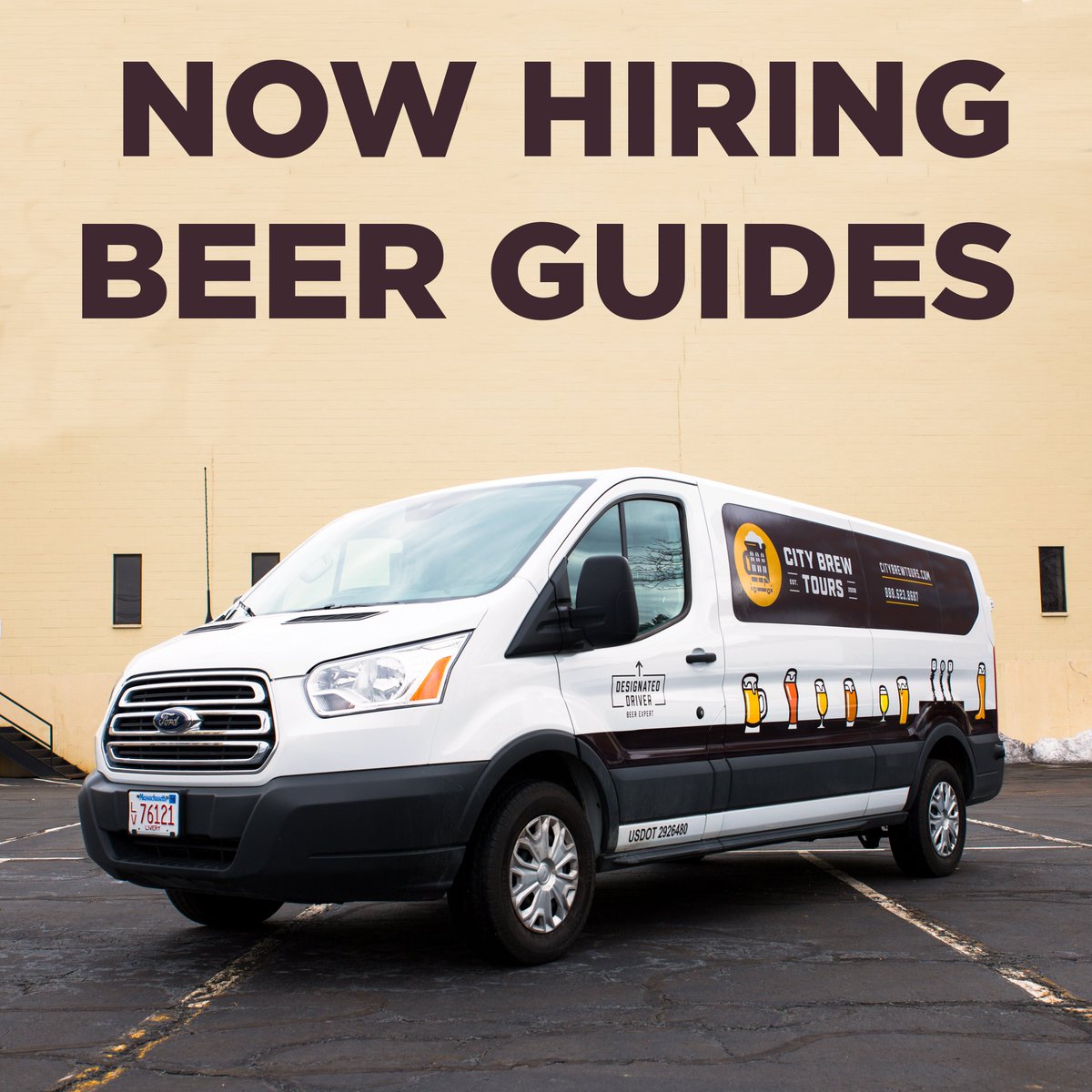 CityBrewTours's tweet photo. Are you looking for a fun and unique part-time job? We're hiring Beer Guides in Boston, Burlington, and Washington D.C.! Check out https://t.co/0OePlapBVR for more information or tag somebody who would make our educational craft beer experiences unforgettable.
#citybrewtours https://t.co/NumkHRZBOv