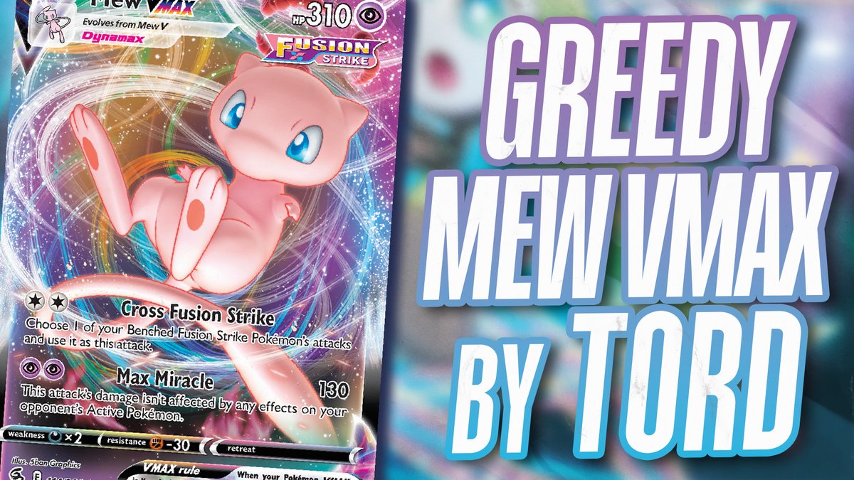 tablemon's tweet photo. I tried out @TordReklev Mew VMAX list from Liverpool! Is 3-2 Mew VMAX too greedy? Perhaps!

Watch it in action (on PTCGO of course) here: https://t.co/Yy3ZmxybD6

@pokemon @playpokemon @pokemontcg #pokemon #pokemontcg #mew #mewvmax #brilliantstars #genesect https://t.co/GQzGqVFsac