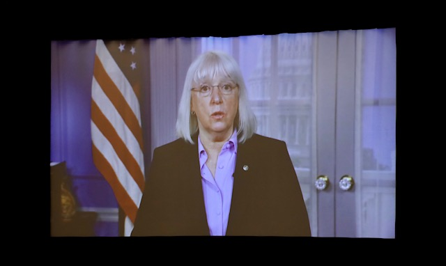 PortsUnited's tweet photo. AAPA's President's Award for Legislative Leadership is a first-time-EVER award for individuals who have diligently supported #ports and #maritime on long-term projects. The first-ever award was given to Senator
@PattyMurray today. We're thankful for her work on #HMTF, and more! https://t.co/4S6S09CScz