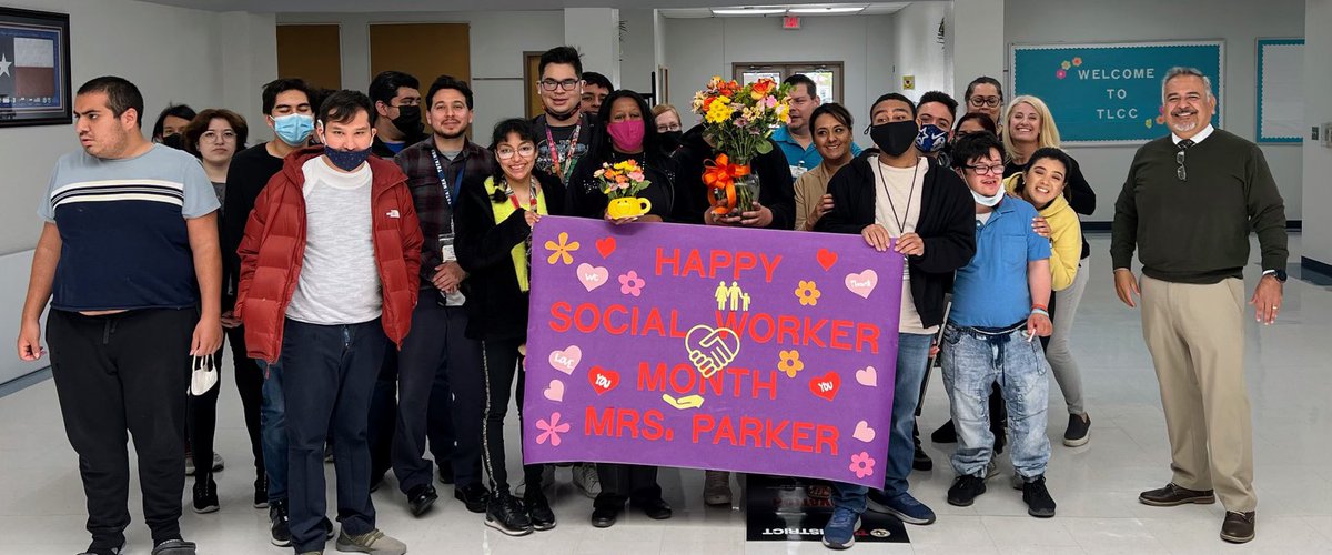 YISD_SPED's tweet photo. March is Social Work Month! Thank you Roxanne Parker for all that you do now and everyday. @medina_dav @BrendaChR1 #SocialWorkMonth #thedistrict #yisdsped https://t.co/nlsHdnmKiD